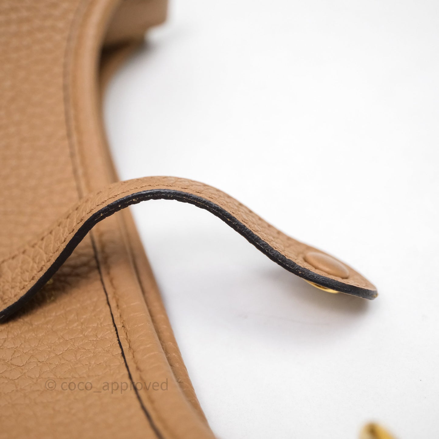 Hermès Mini Evelyne 16 Chai 0M Clemence Gold Hardware