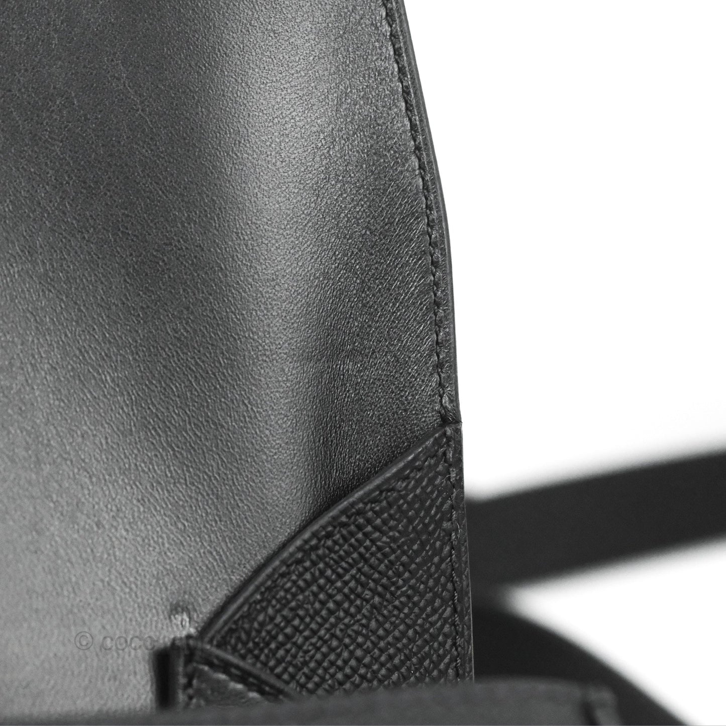 Hermès Della Cavalleria Mini Bag Black Epsom Palladium Hardware