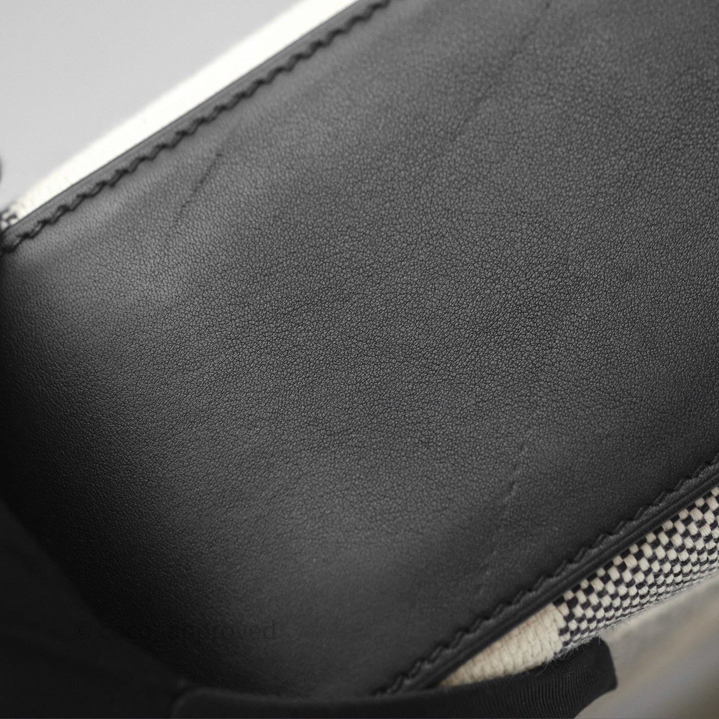 Hermès Cabas H En Biais 27 Noir 89 Swift/Canvas