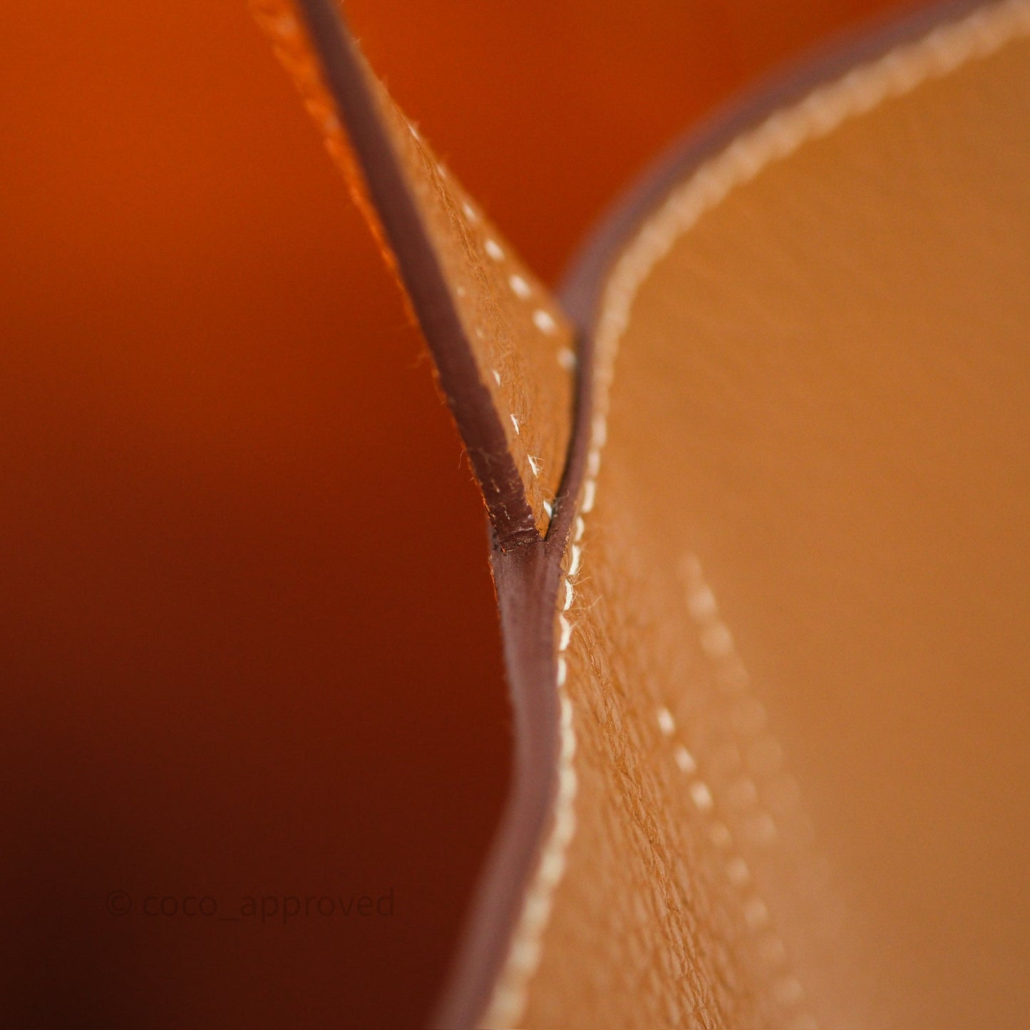 Hermès Double Sens Tote 36 Gold/ Orange Clemence