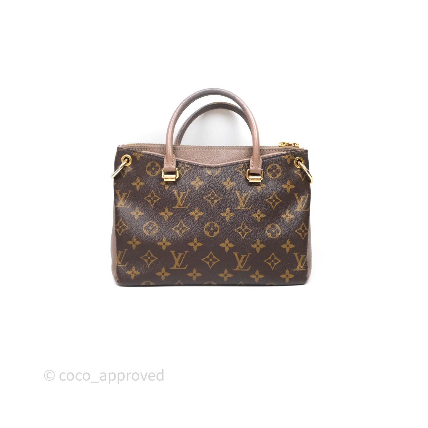 Louis Vuitton Pallas BB Monogram Full Taupe Glace