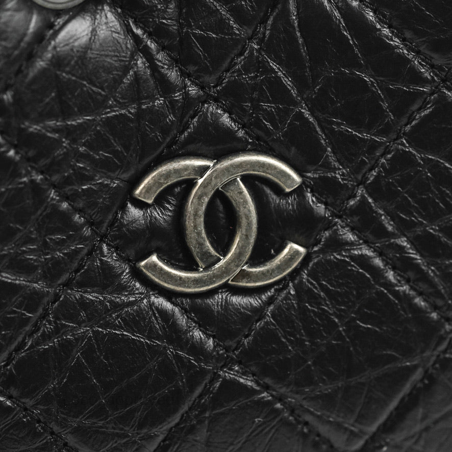 Chanel Small Gabrielle Backpack Black Aged Calfskin