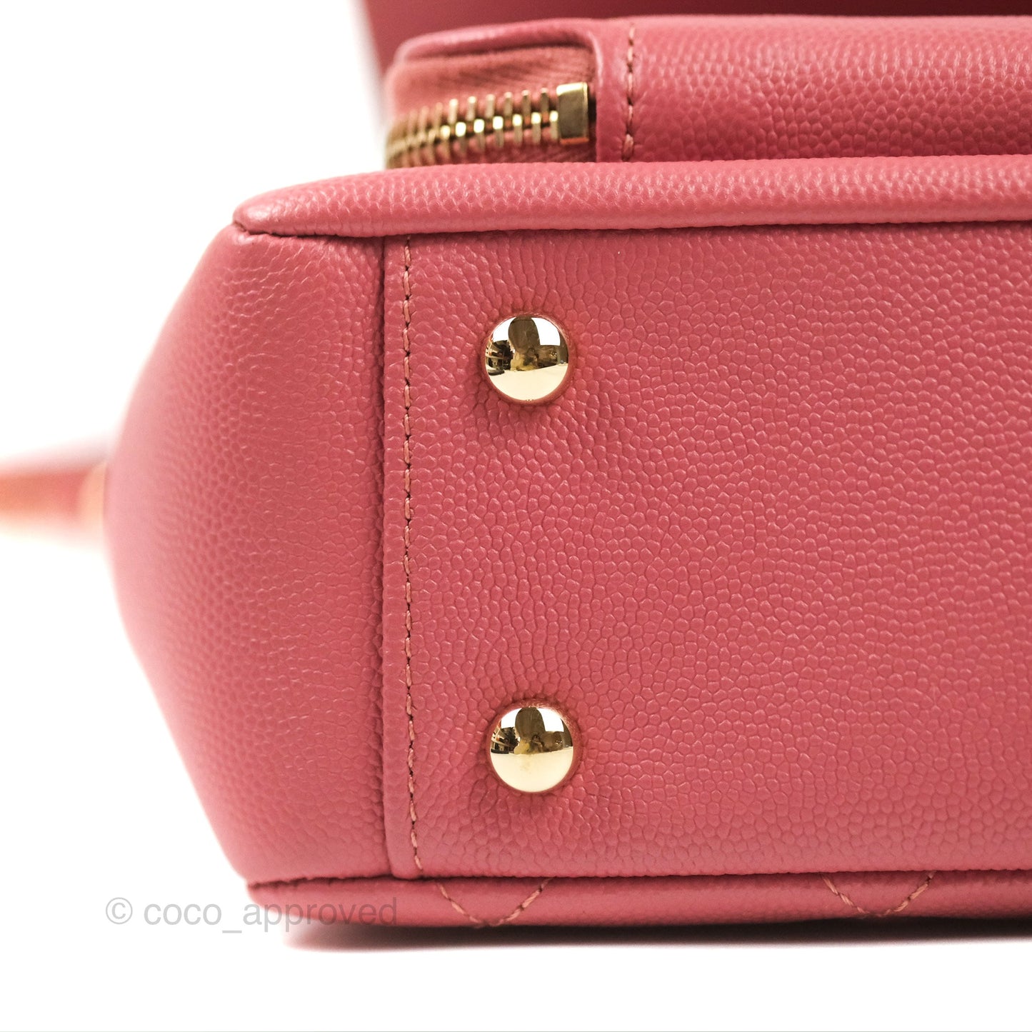 Chanel Quilted Medium Business Affinity Flap Pink Caviar Gold Hardware