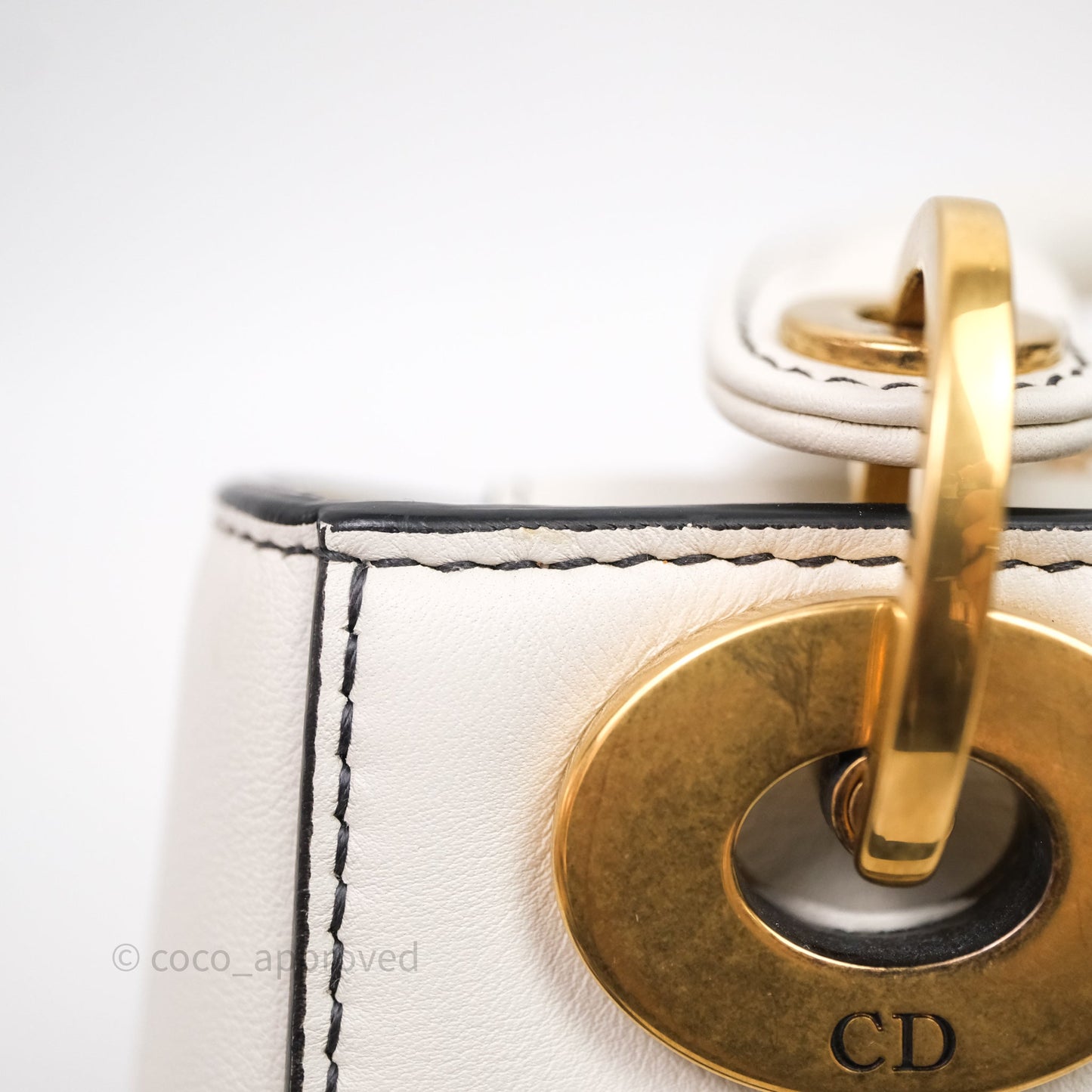 Christian Dior Mini Lady Dior Niki De Saint Phalle Calfskin White
