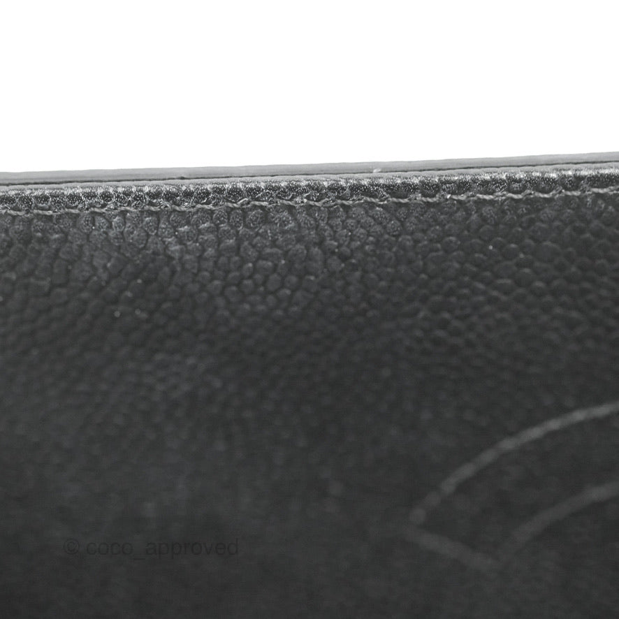 Chanel Chic Affinity Small Grained Calfskin Black Aged Gold Hardware
