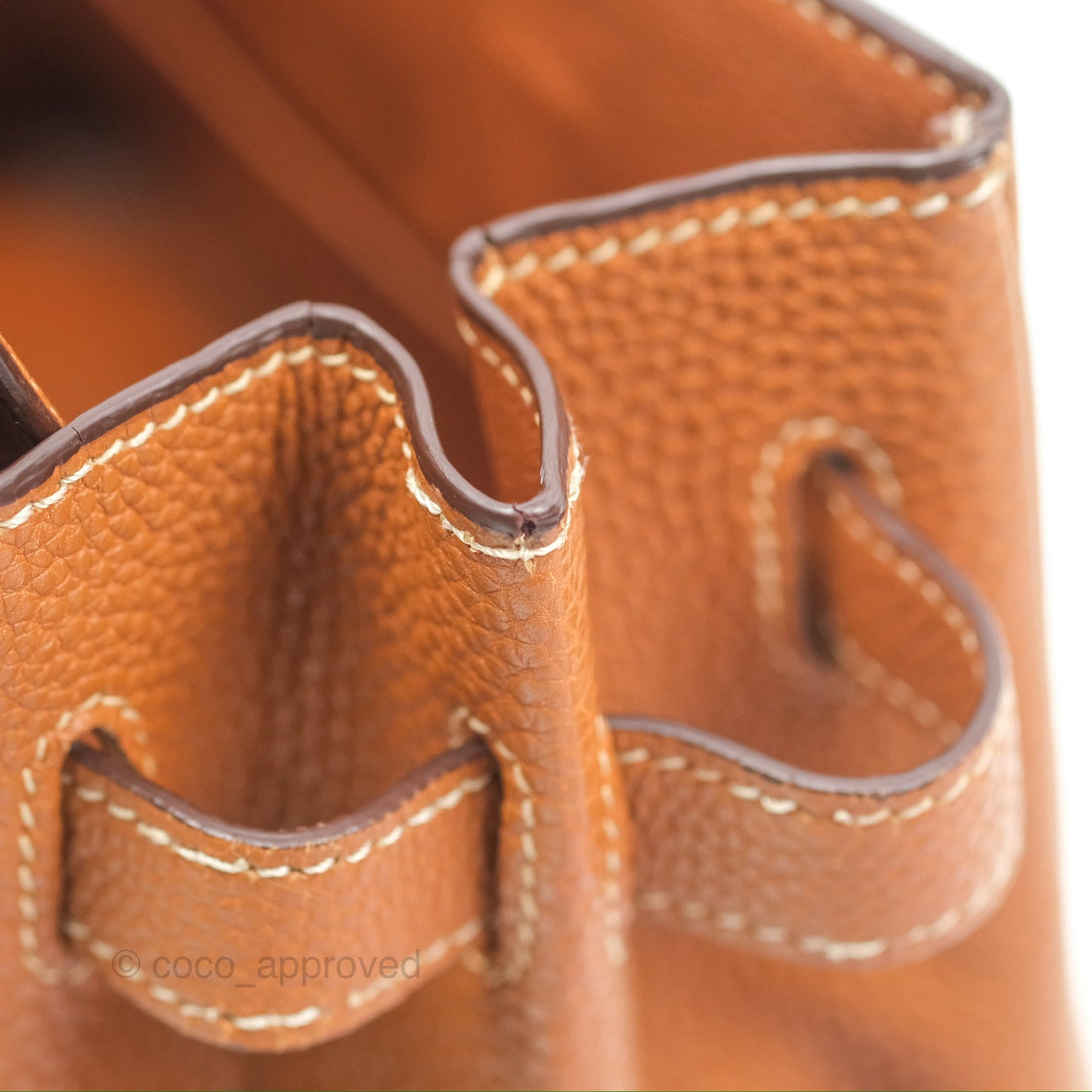 Hermès Birkin 30 Retourne Gold Clemence Palladium Hardware