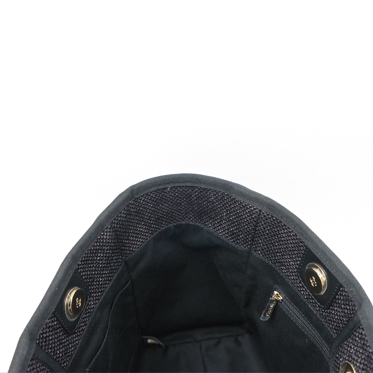 Chanel Medium Deauville Tote Black Dark Grey Raffia Woven Gold Hardware