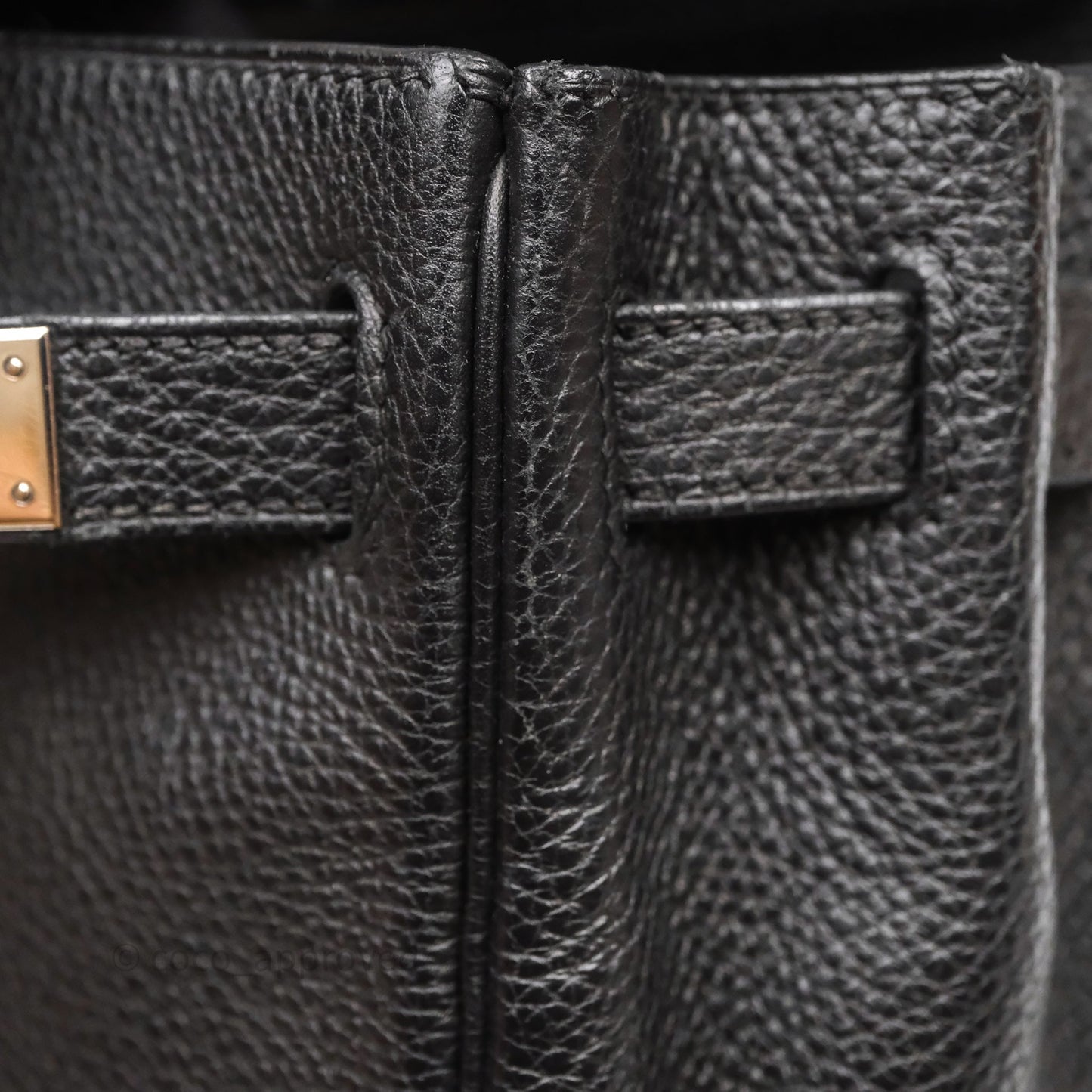 Hermès Kelly Ado Backpack GM Black Noir 89 Togo Palladium Hardware
