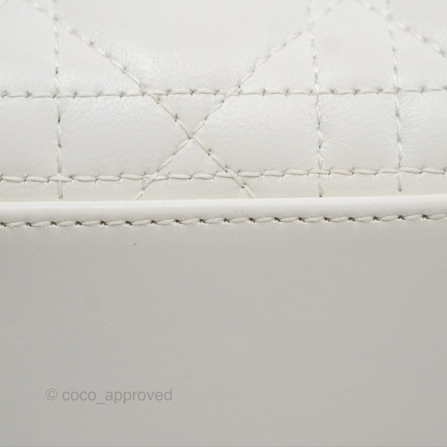 Christian Dior Small Lady Dior My ABCDior Bag Latte Cannage Lambskin