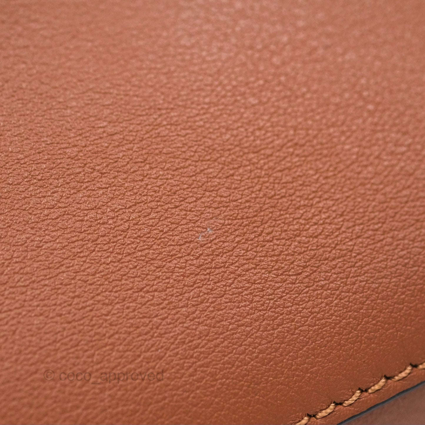Loewe Mini Puzzle Edge Bag Tan Calfskin Palladium Hardware