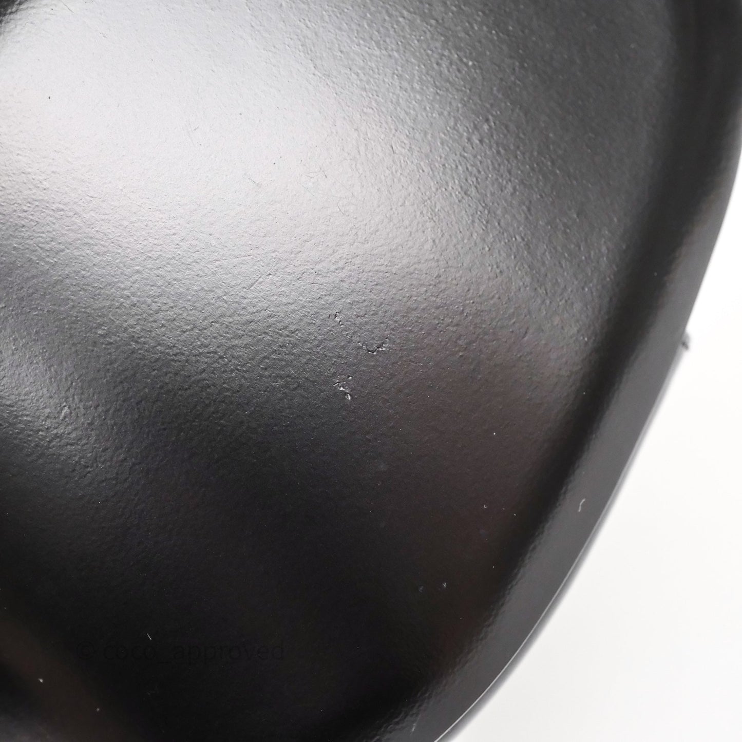 Chanel CC Heels Black Patent Size 36
