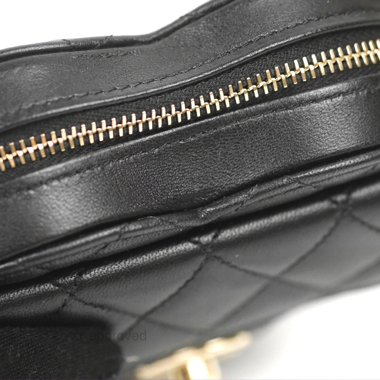 Chanel Small Heart Bag Black Lambskin Gold Hardware 22S