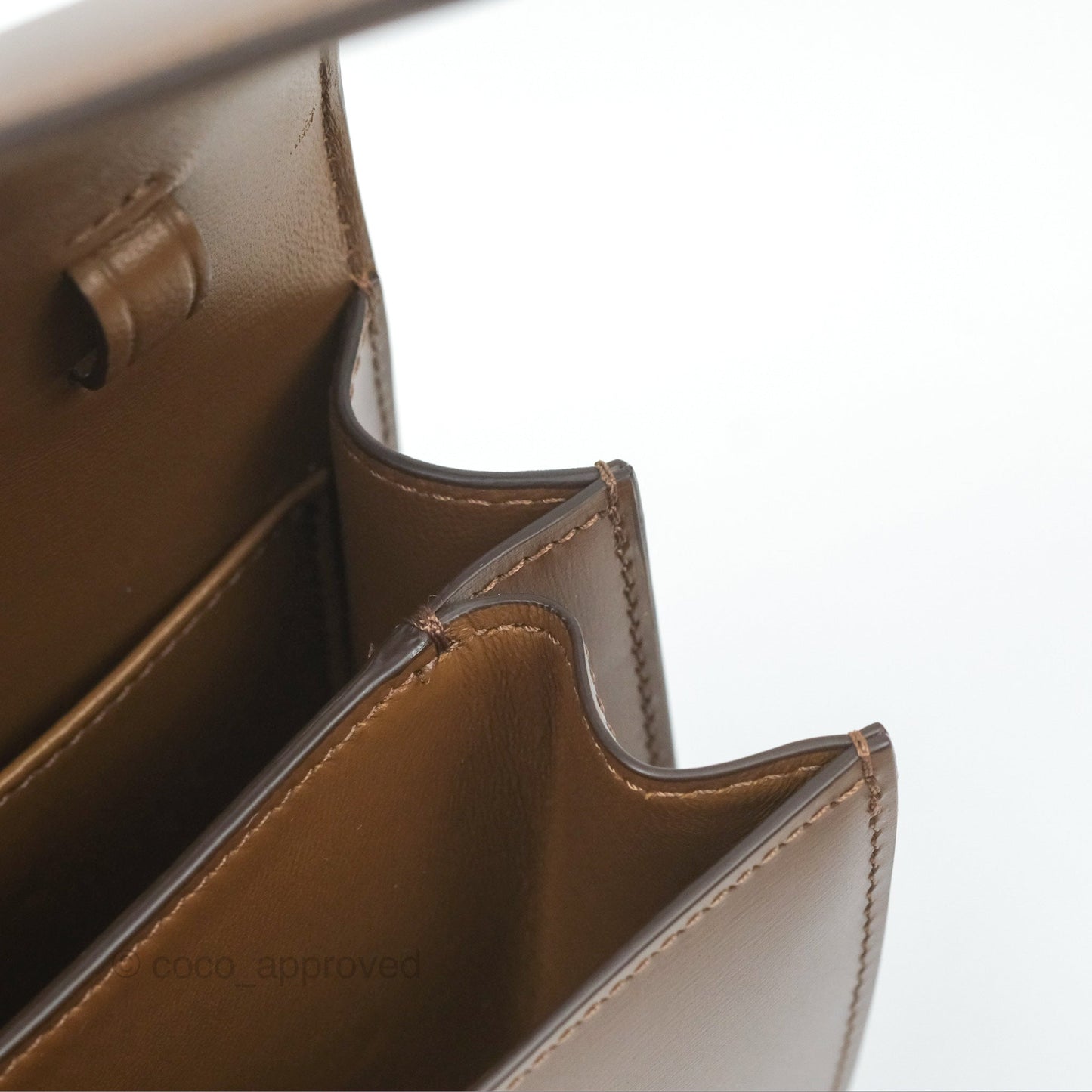 Celine Teen Classic Box Flap Caramel Calfskin