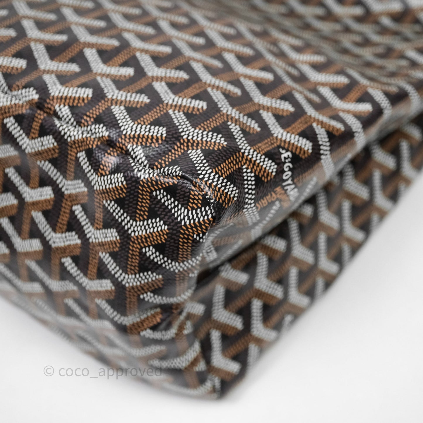 Goyard Bohème Hobo Bag Black & Tan