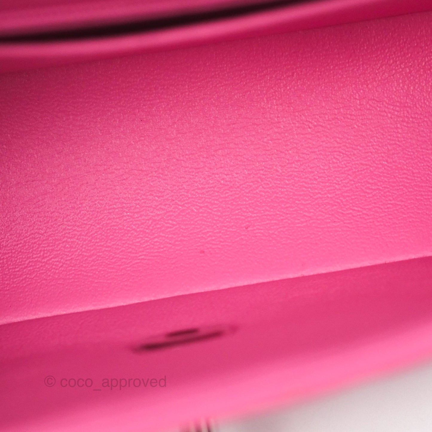 Chanel Quilted Mini Rectangular Flap Pink Lambskin Silver Hardware