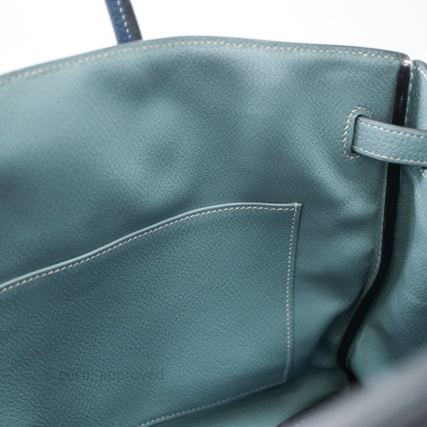 Hermès Birkin 35 Bleu de Prusse 7P Togo Palladium Hardware