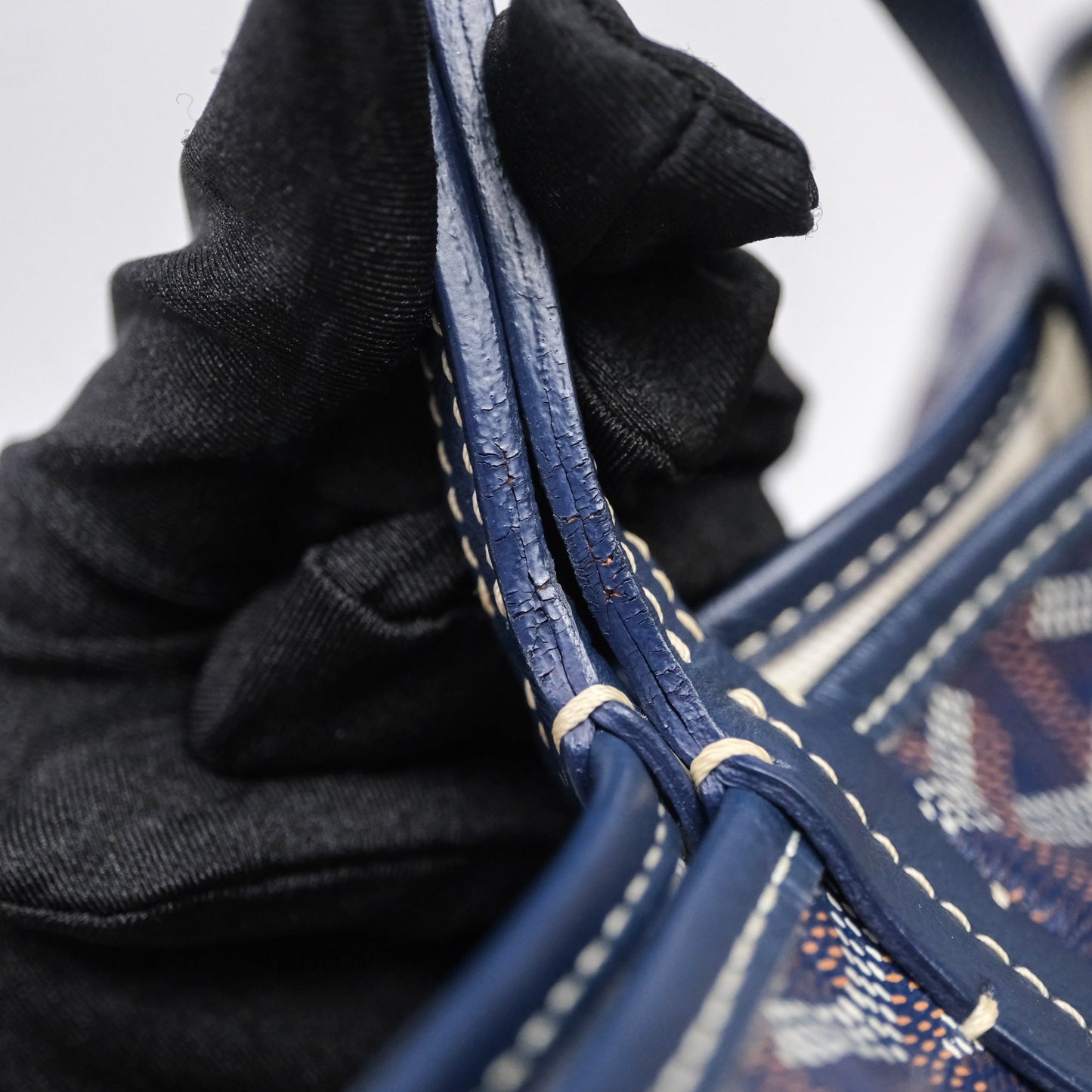 Goyard St Louis Tote PM Navy
