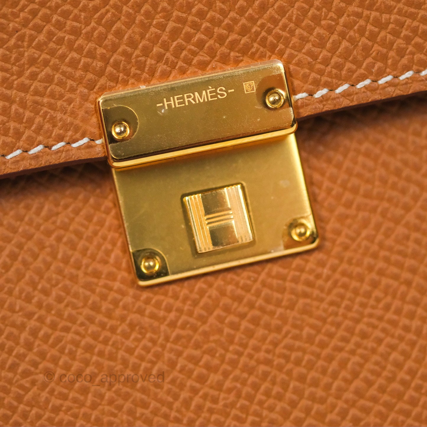 Hermès Clic 16 Wallet On Chain Gold Epsom Gold Hardware