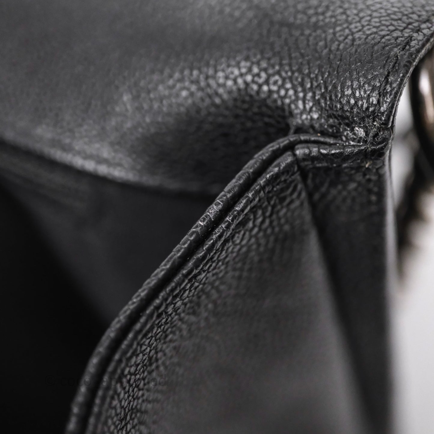 Chanel Quilted New Medium Boy Black Caviar Ruthenium Hardware