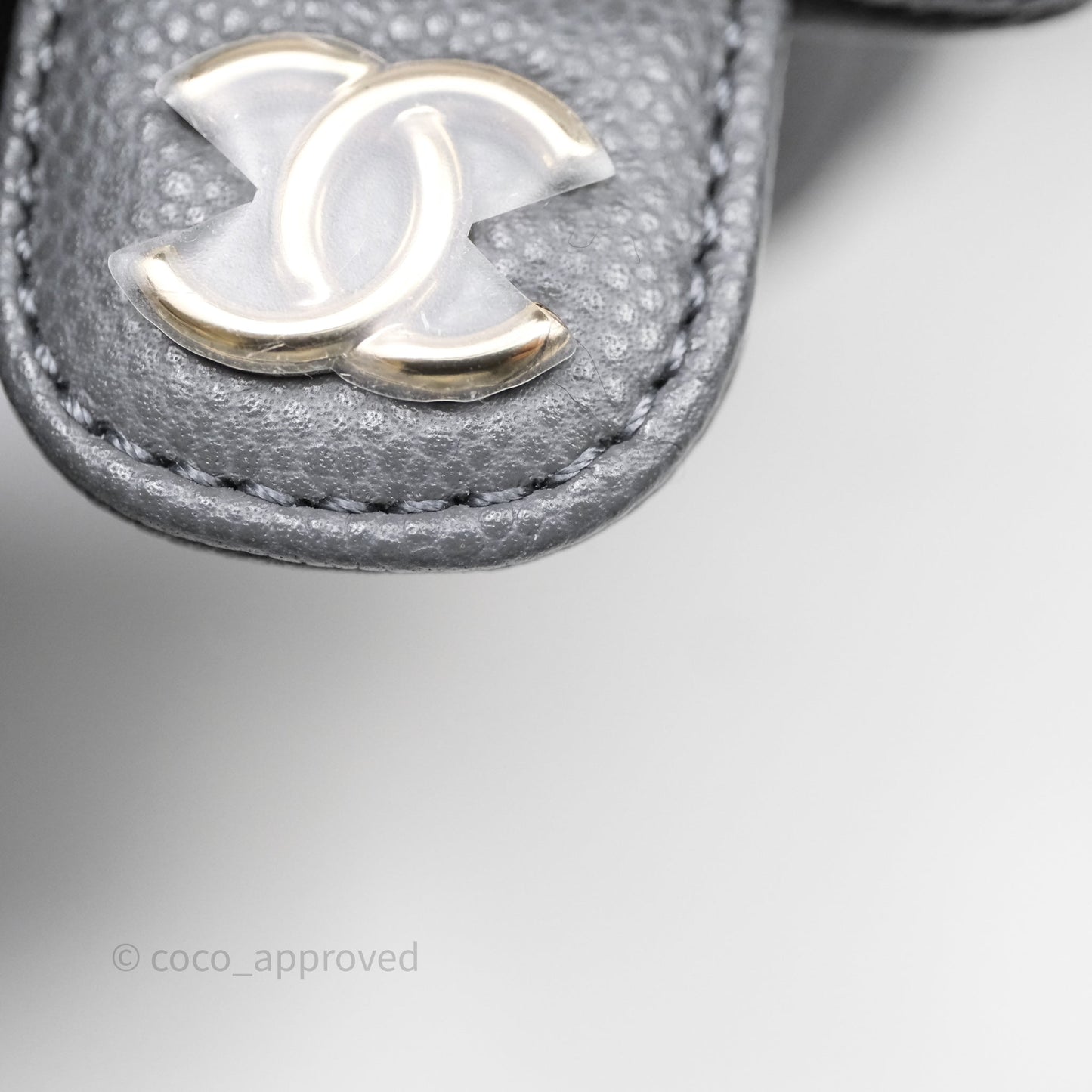 Chanel Small Duma Backpack Dark Grey Caviar Gold Hardware 23K