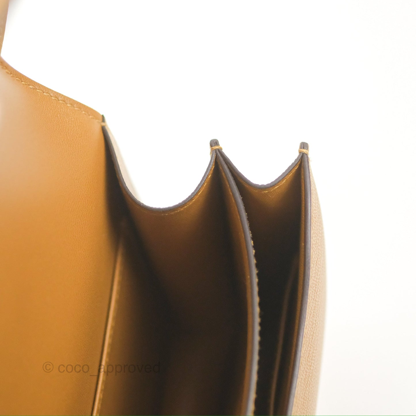 Hermès Constance Mini 18cm Kraft Chevre Mysore Gold Hardware
