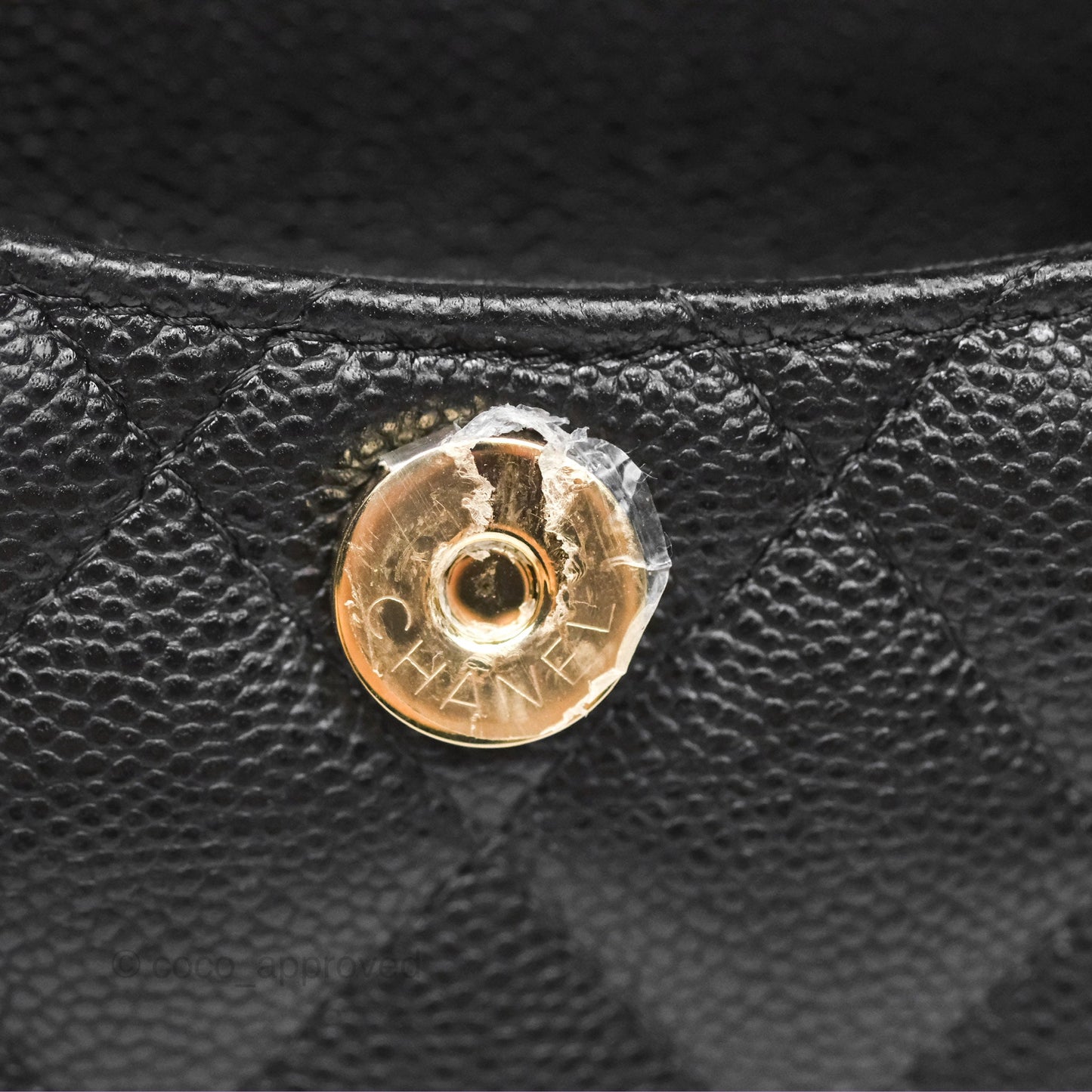 Chanel Classic Mini Backpack Black Caviar Gold Hardware