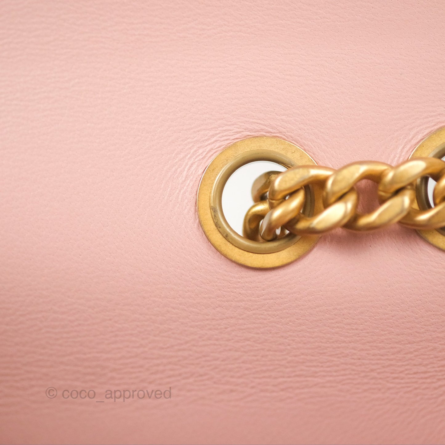 Chanel Quilted Mini Square Flap with Camellia Adjustable Chain Pink Clair Lambskin 23S