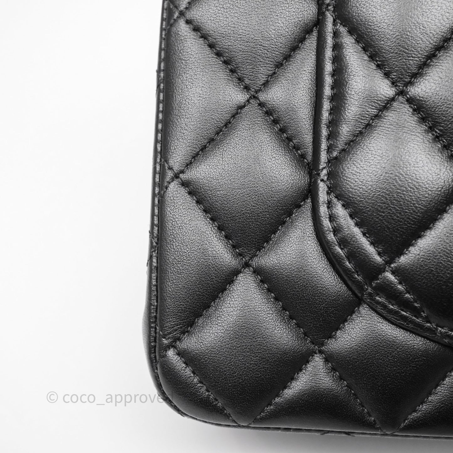 Chanel Small Classic Flap Quilted Black Lambskin Gold Hardware