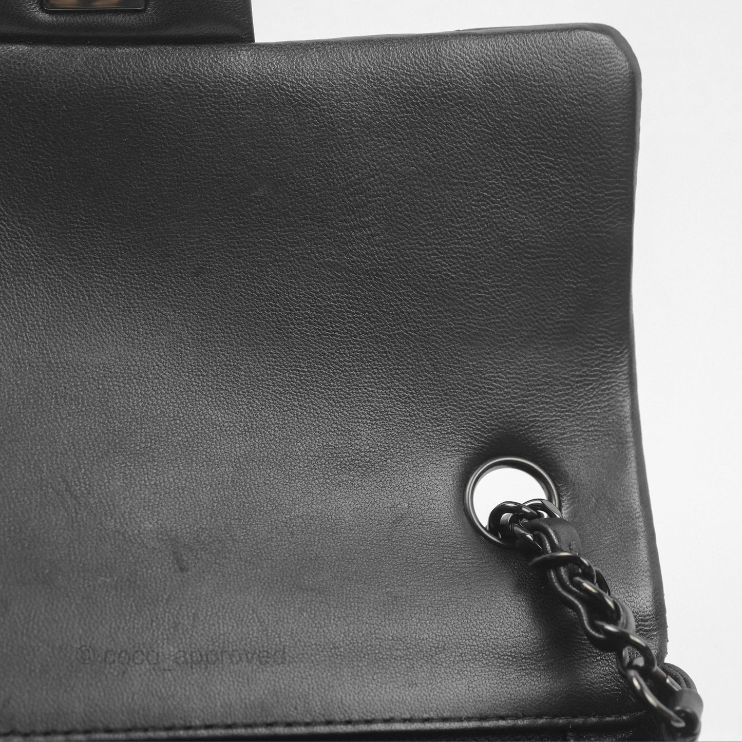 Chanel Quilted Mini Rectangular So Black Lambskin