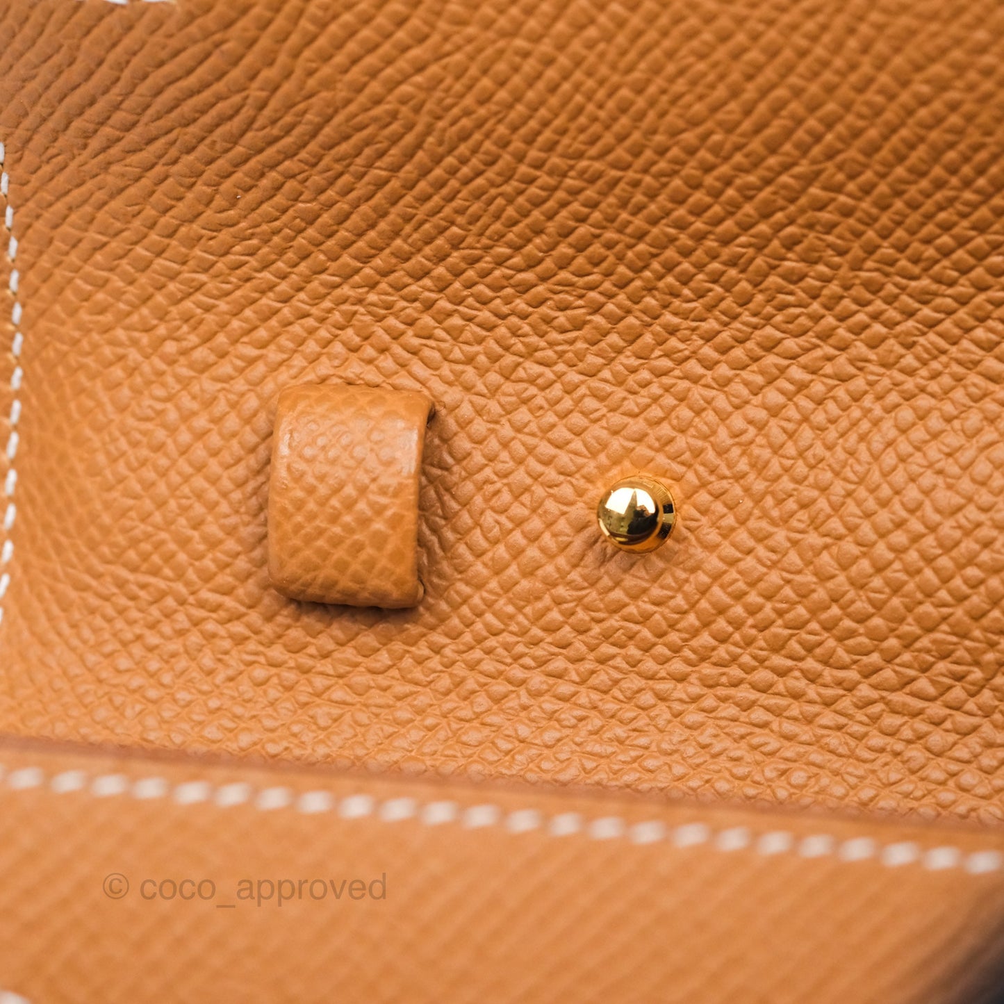 Hermès Kelly To Go Wallet Gold 37 Epsom Gold Hardware