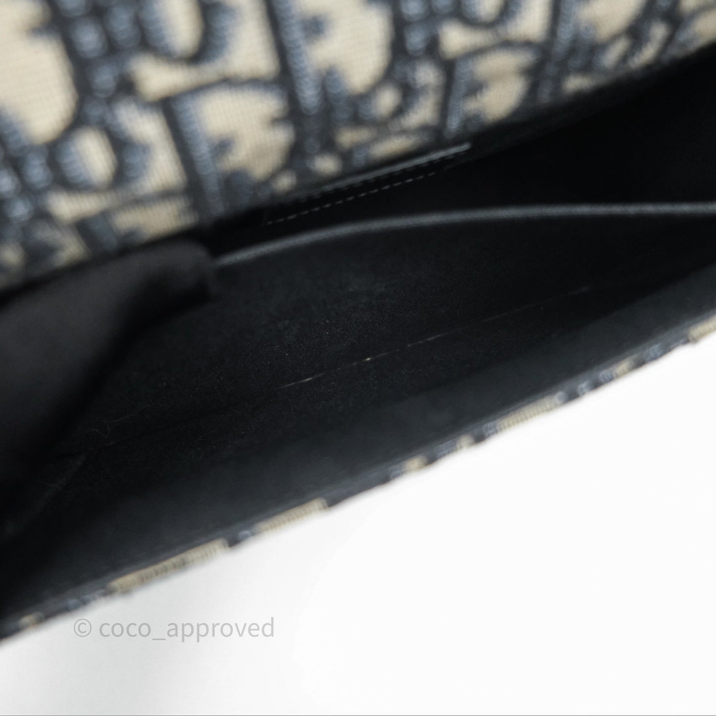 Christian Dior 30 Montaigne Bag Blue Dior Oblique Jacquard Gold Hardware