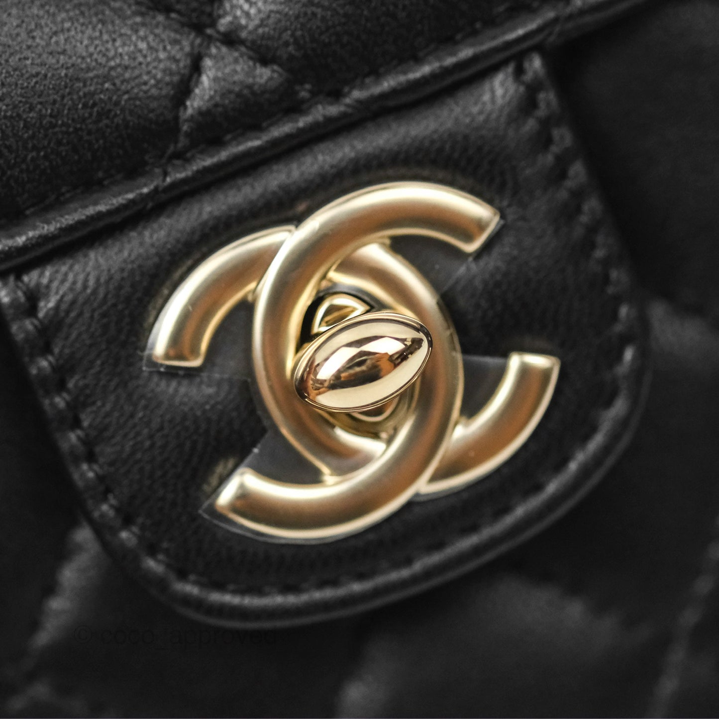 Chanel Small Heart Bag Black Lambskin Gold Hardware 22S