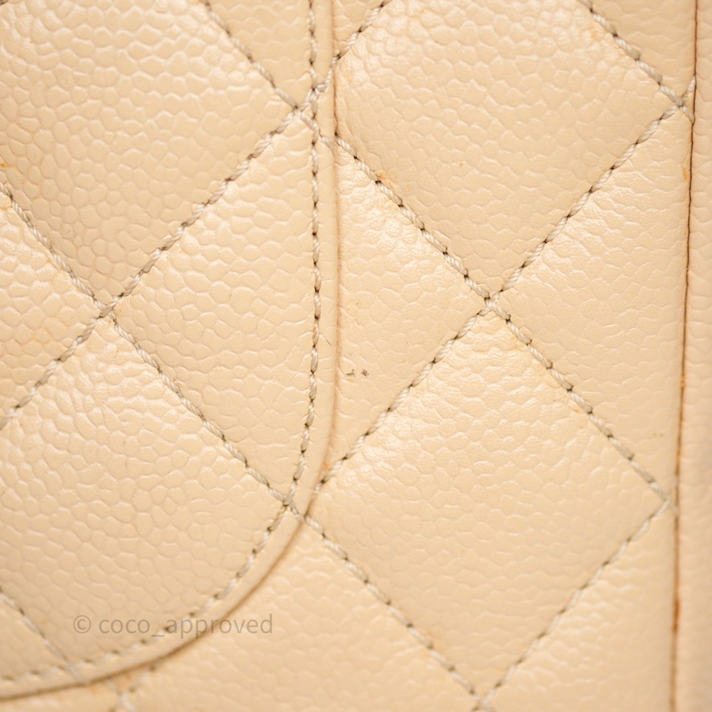 Chanel PST Tote Beige Caviar Gold Hardware