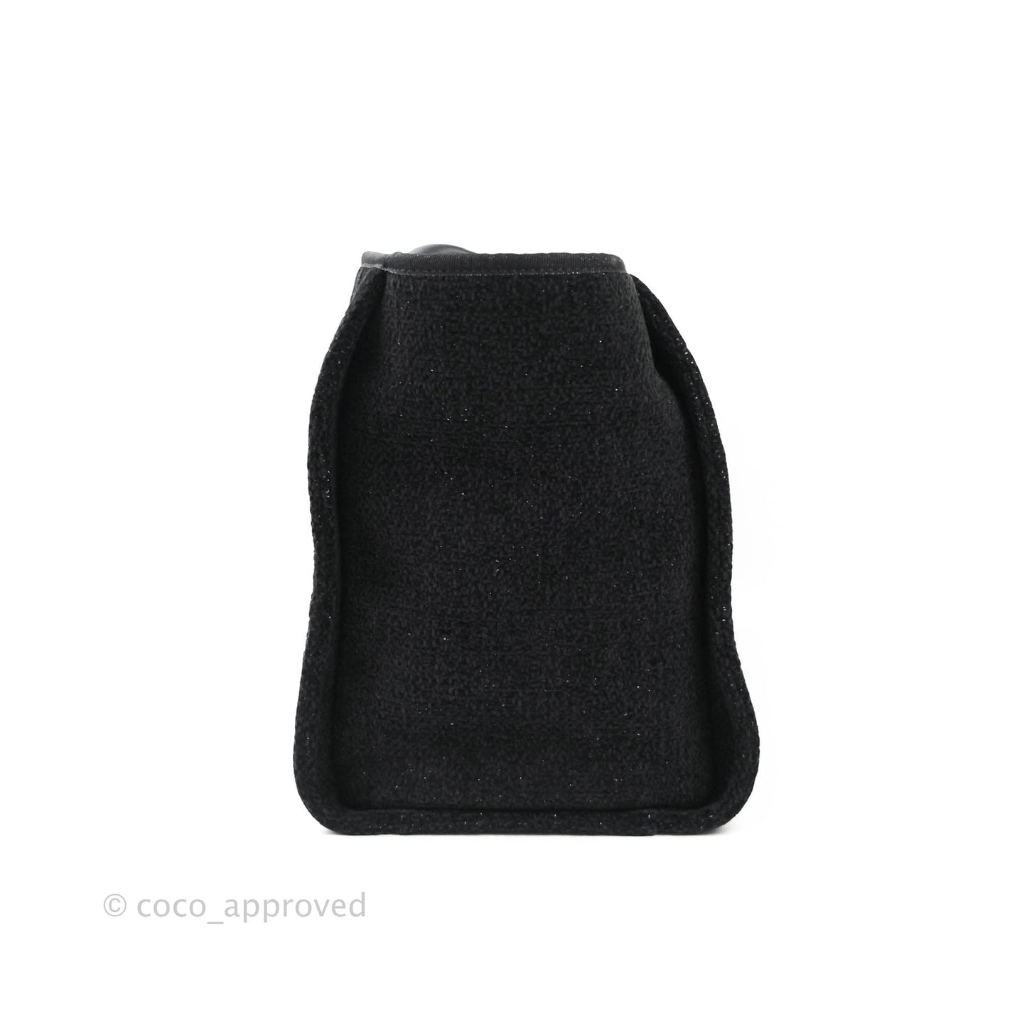 Chanel Large Deauville Black Glitter Lurex