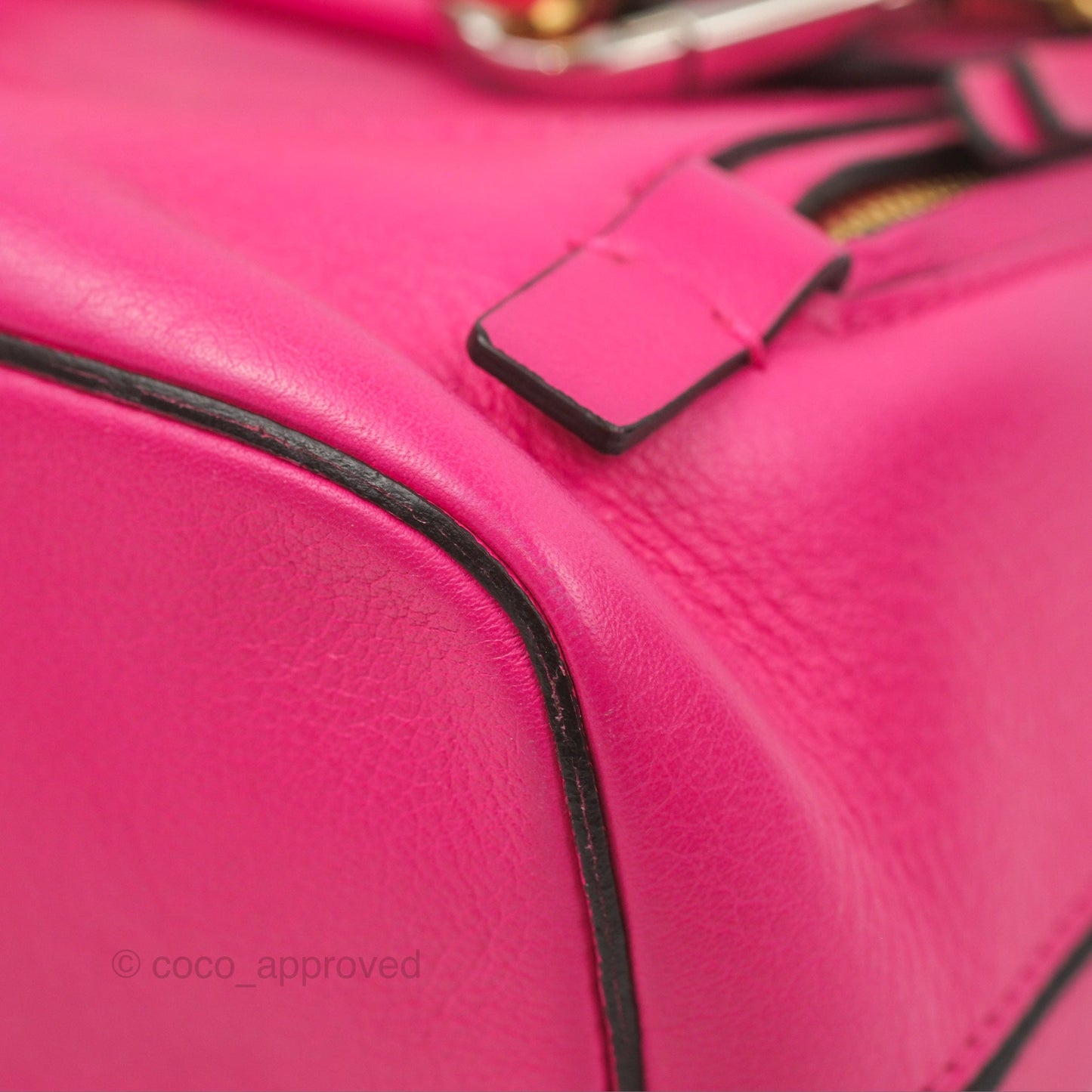 Chloé Mini Faye Backpack Hot Pink