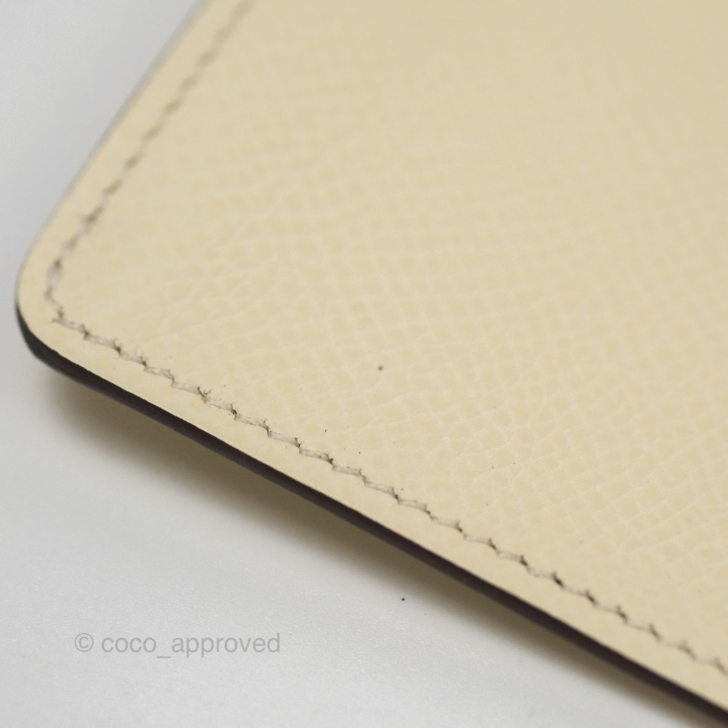 Hermès Constance Slim Wallet Nata I2 Epsom Gold Hardware