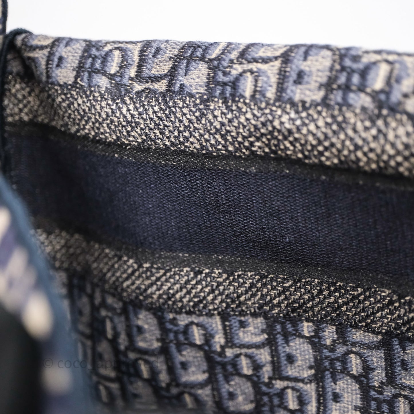Christian Dior Medium DiorCamp Messenger Bag Oblique Embroidery Blue