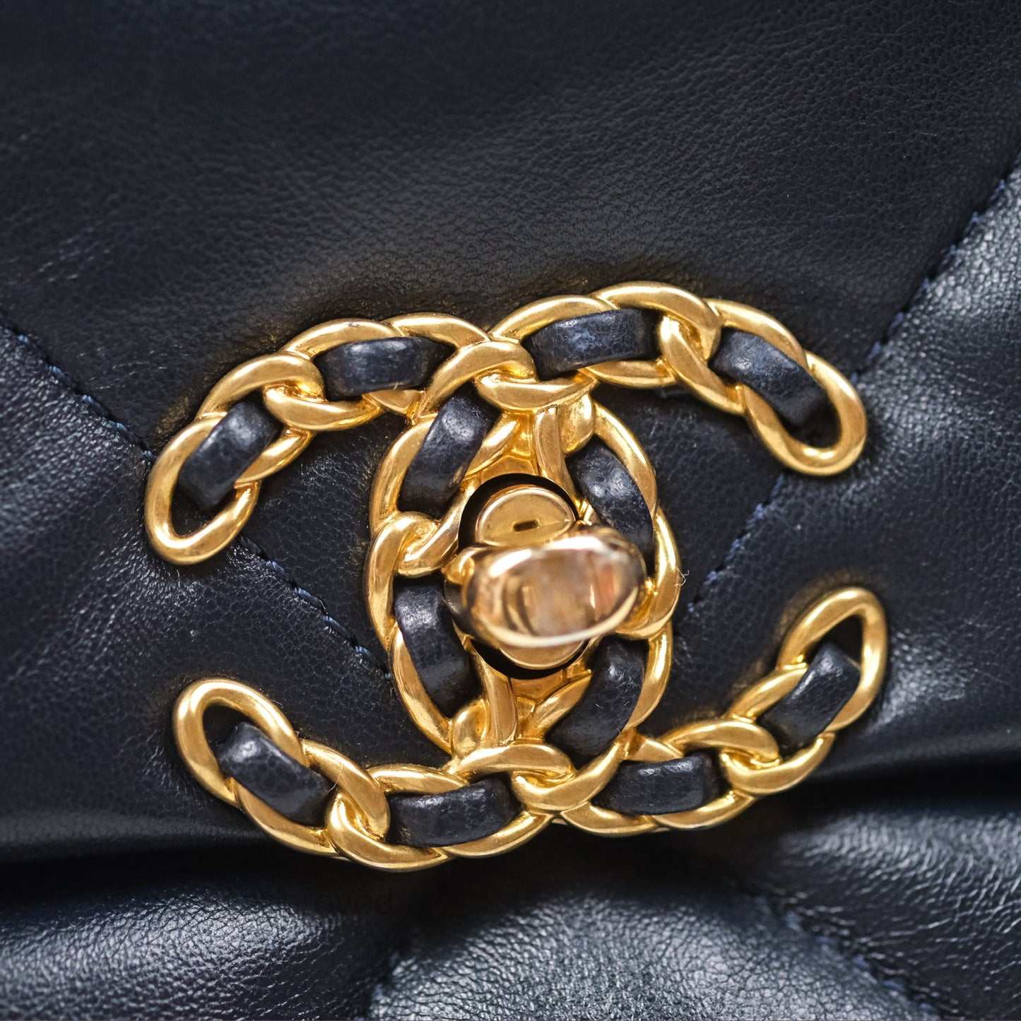 Chanel 19 Small Navy Mixed Hardware