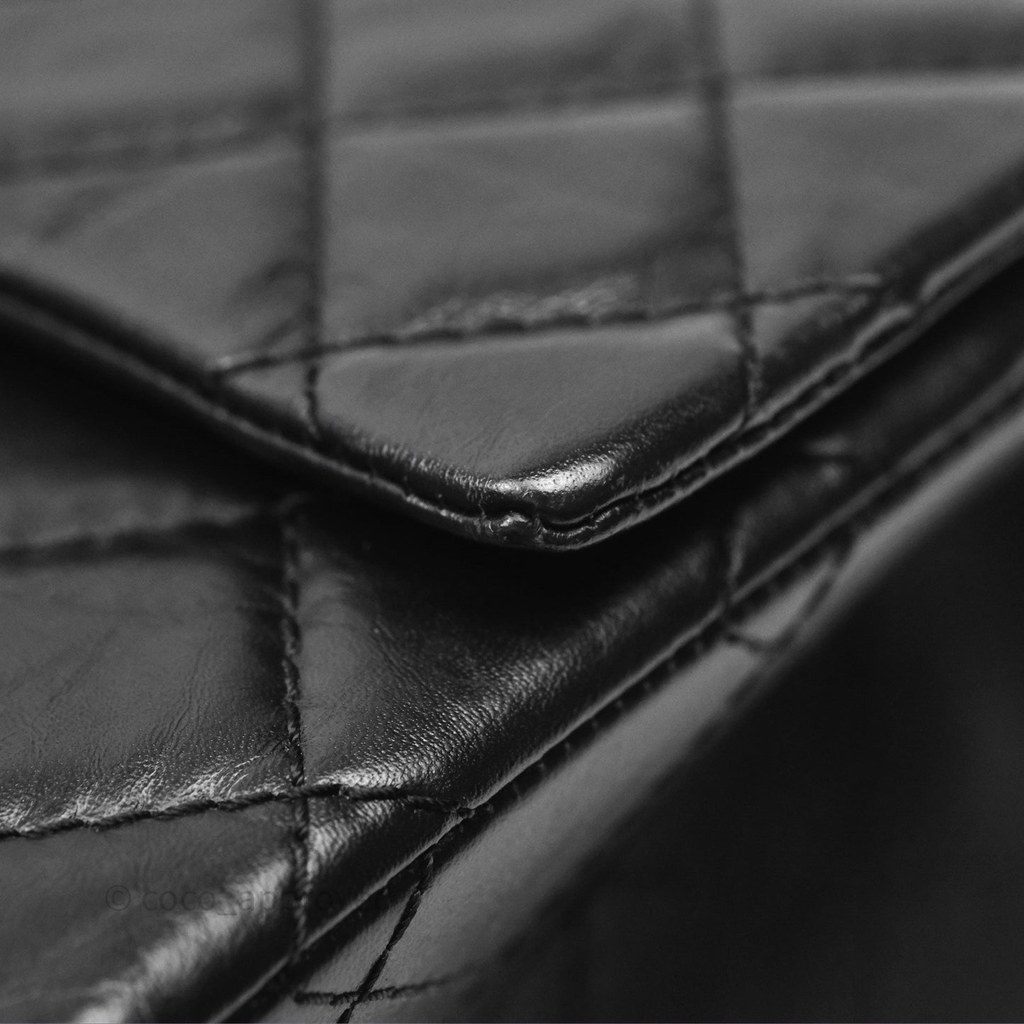Chanel Quilted Reissue 226 Aged Calfskin Black Gold Hardware