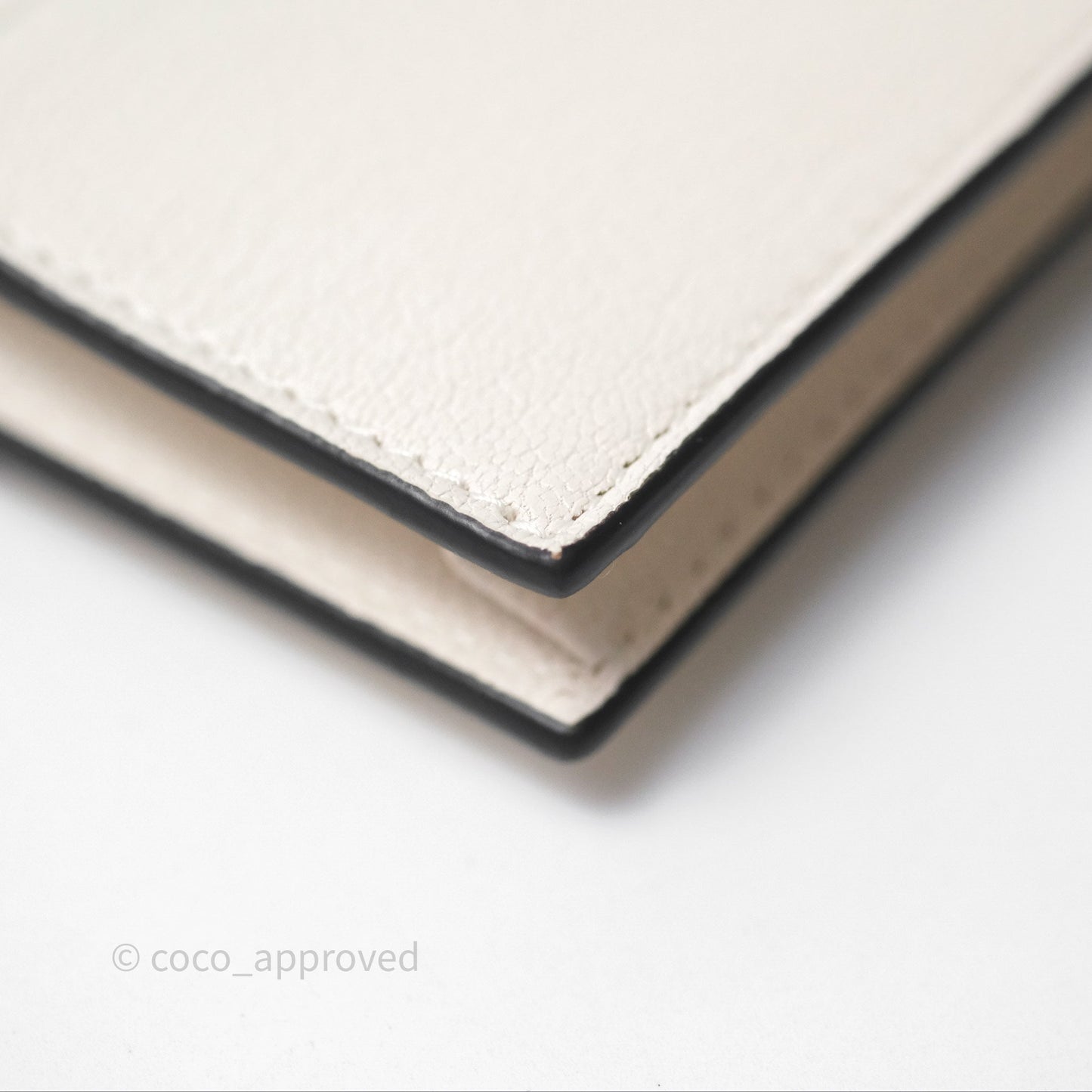 Christian Dior Saddle Bloom Card Holder Latte Goatskin