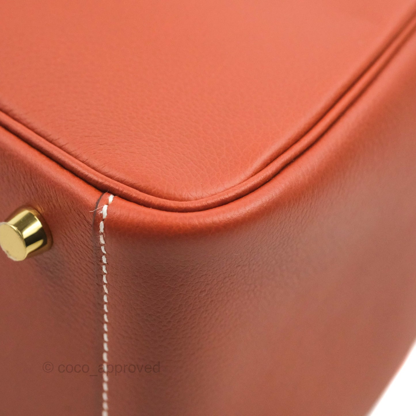 Hermès Lindy 26 Evercolour Sienne Gold Hardware