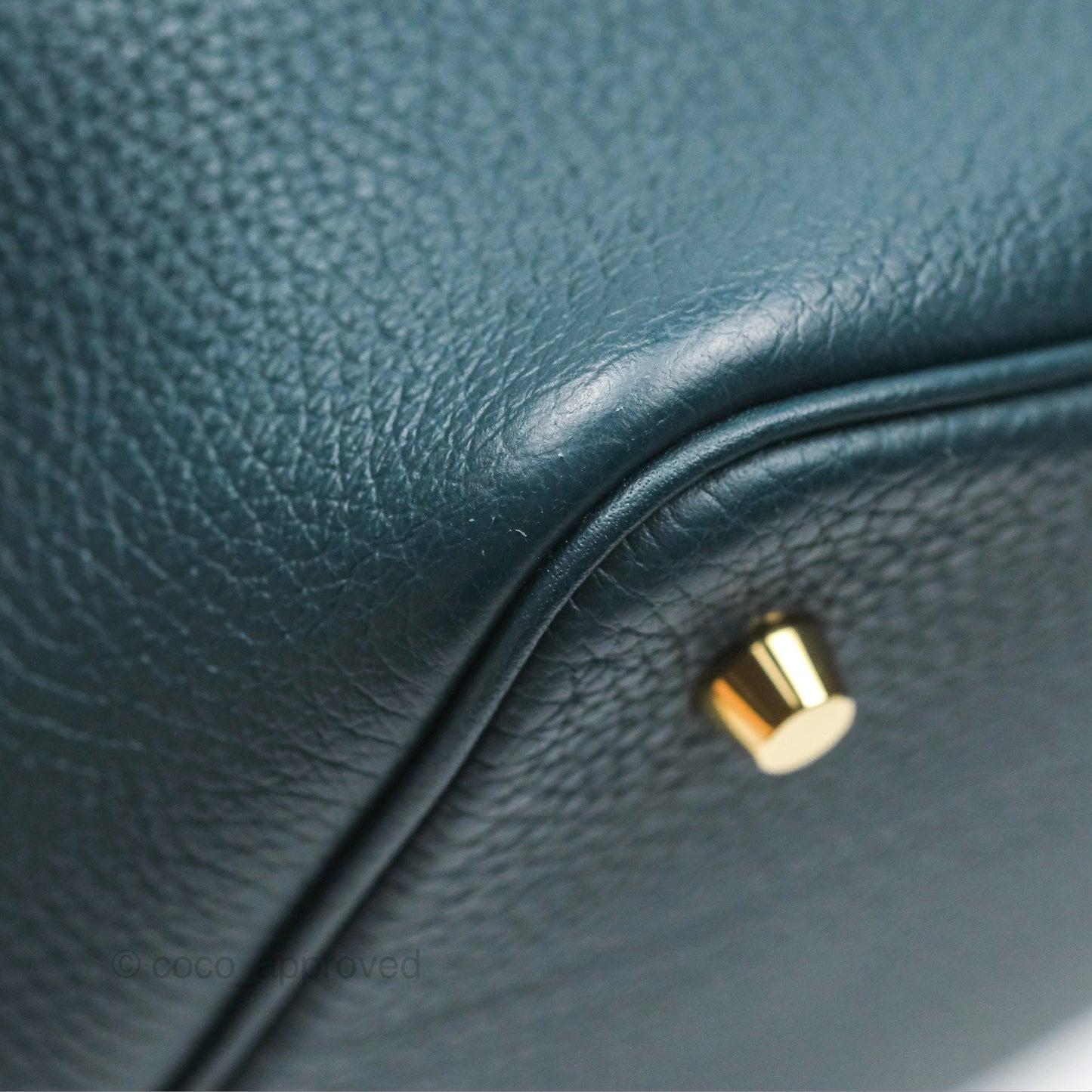 Hermès Picotin 22 Vert Cypress 6O Clemence Gold Hardware