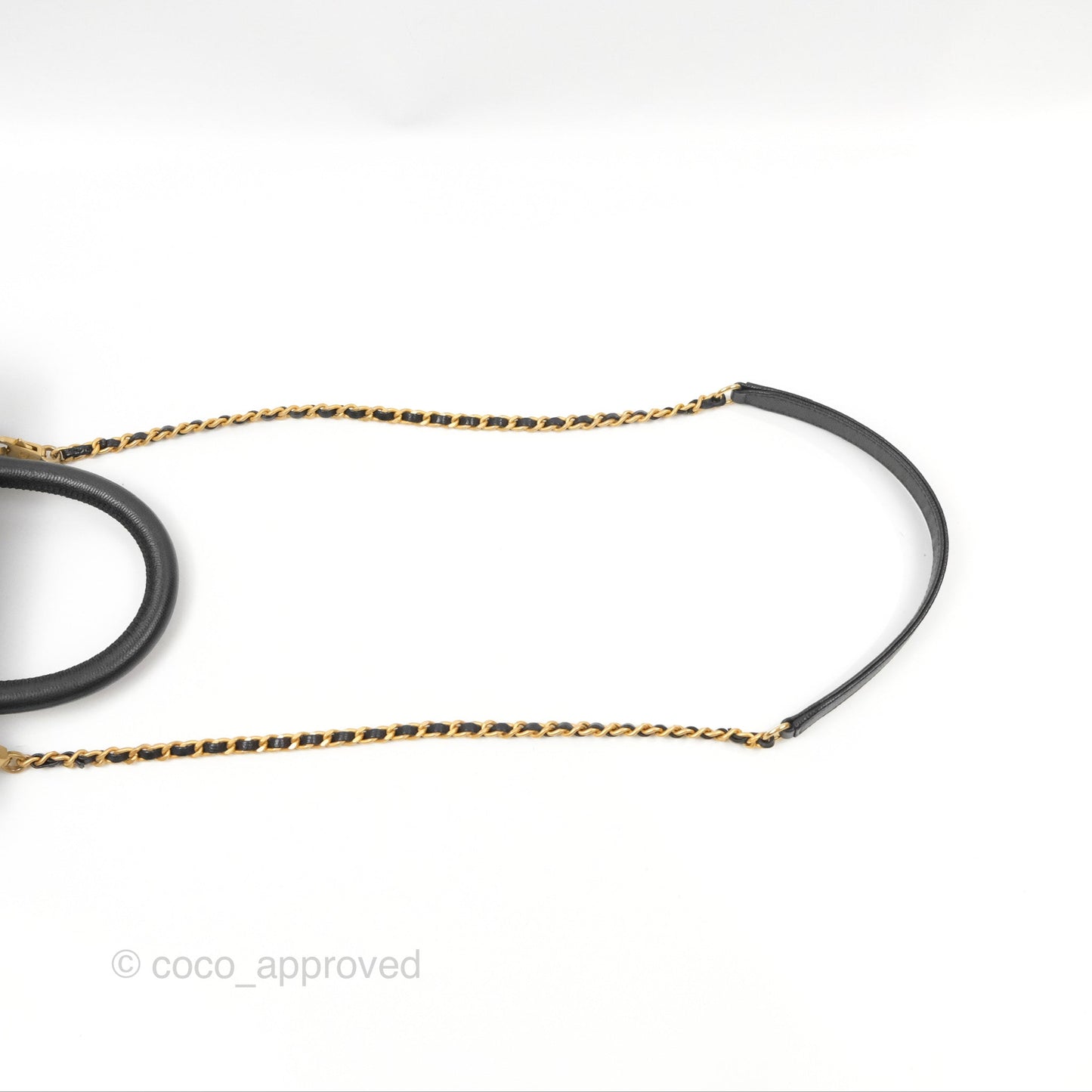 Chanel Small Coco Handle Quilted Black Caviar Gold Hardware