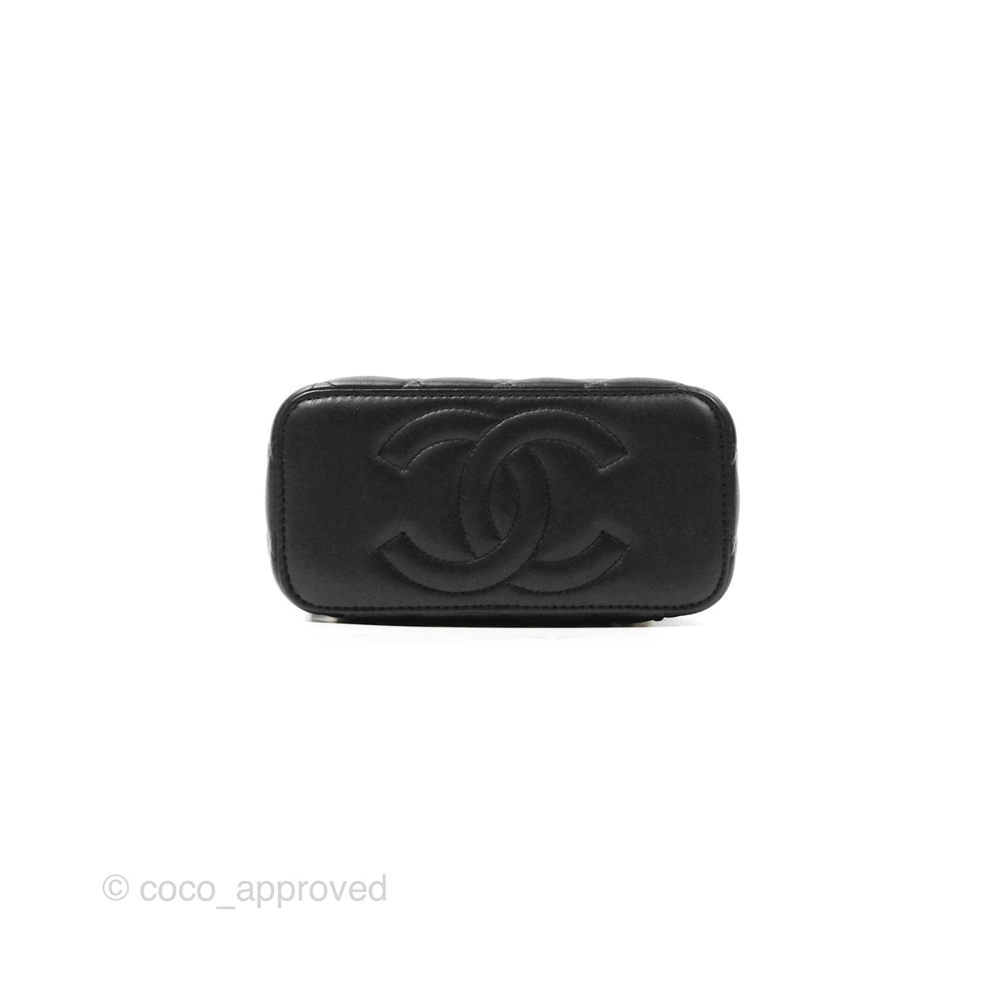 Chanel Ball Crush Vanity with Chain Black Lambskin Gold Hardware