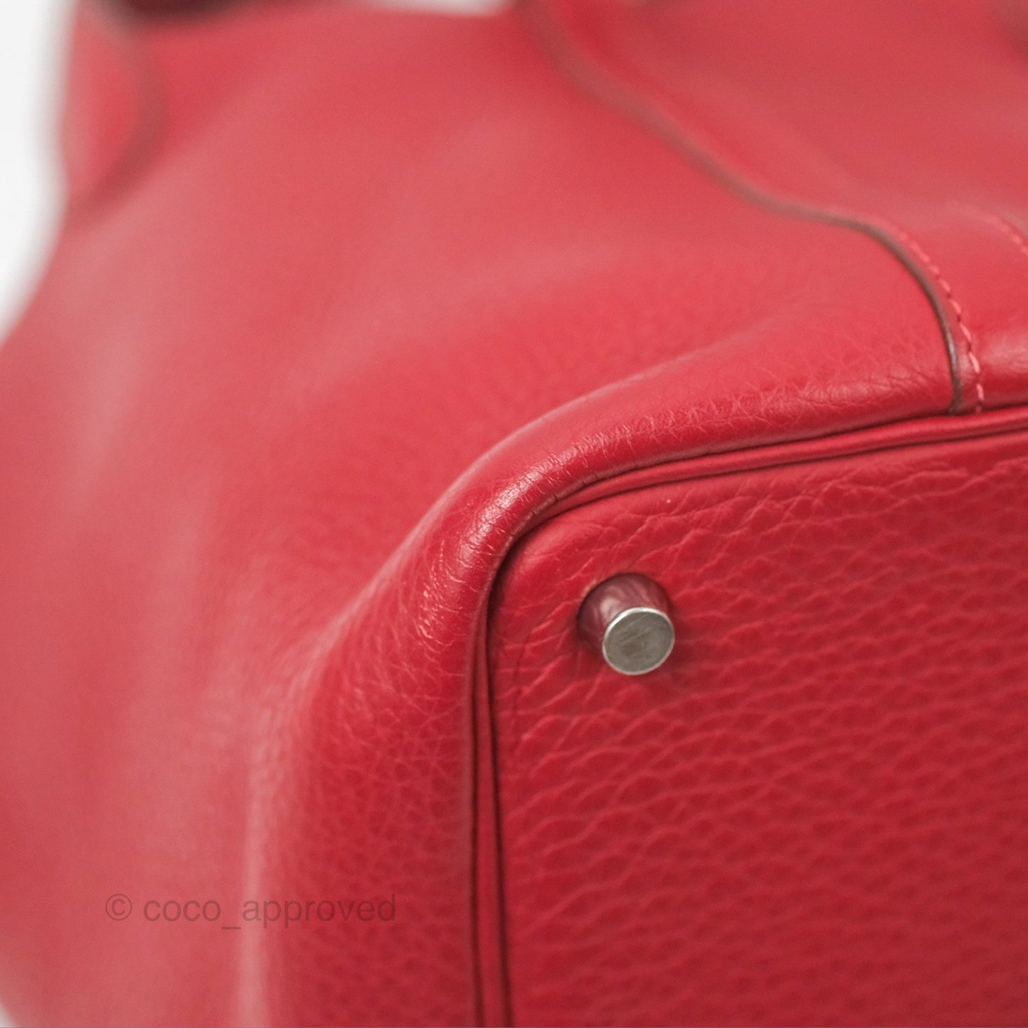 Hermès Picotin 18 Rouge Clemence Palladium Hardware