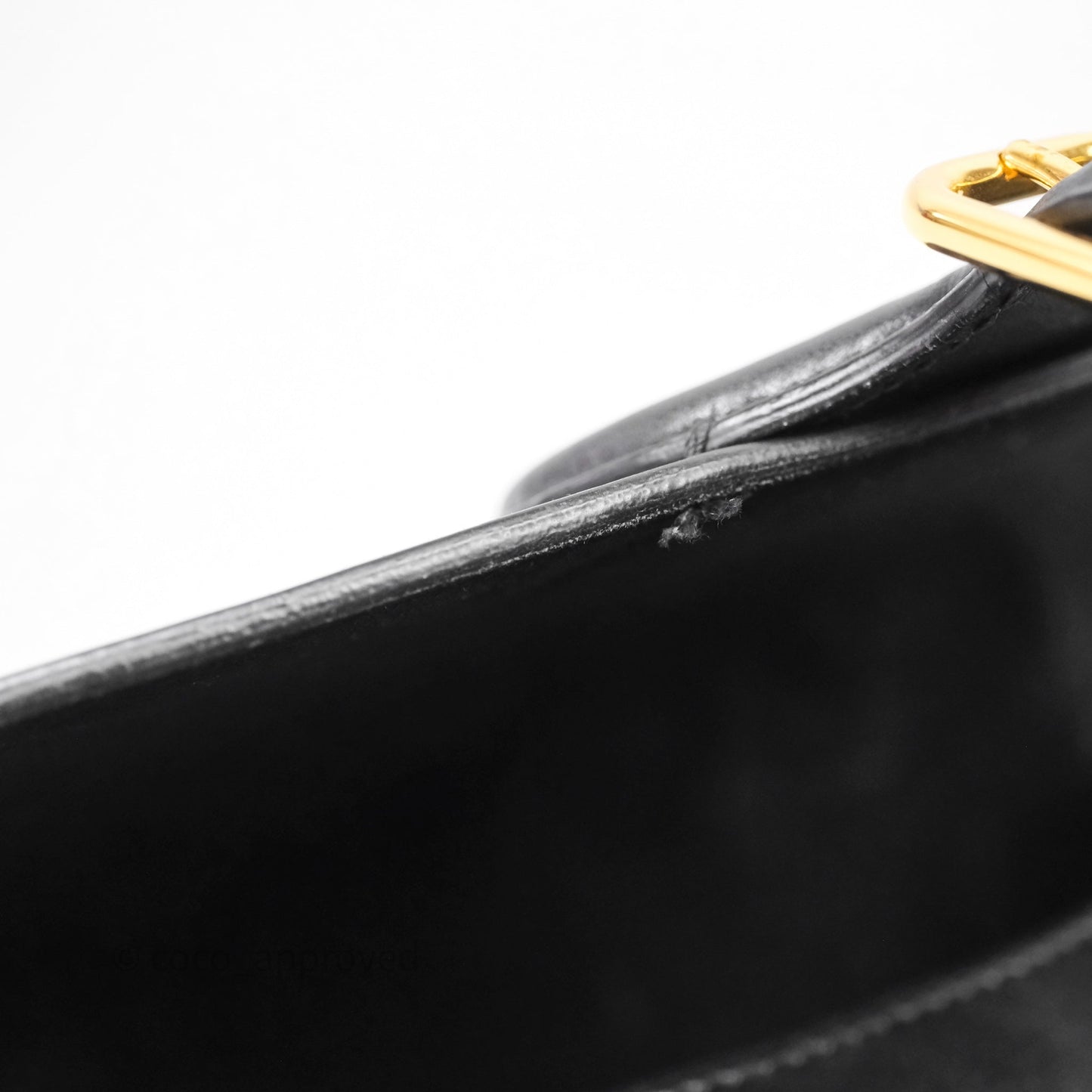 Christian Dior Medium Bobby Flap Black Box Calfskin
