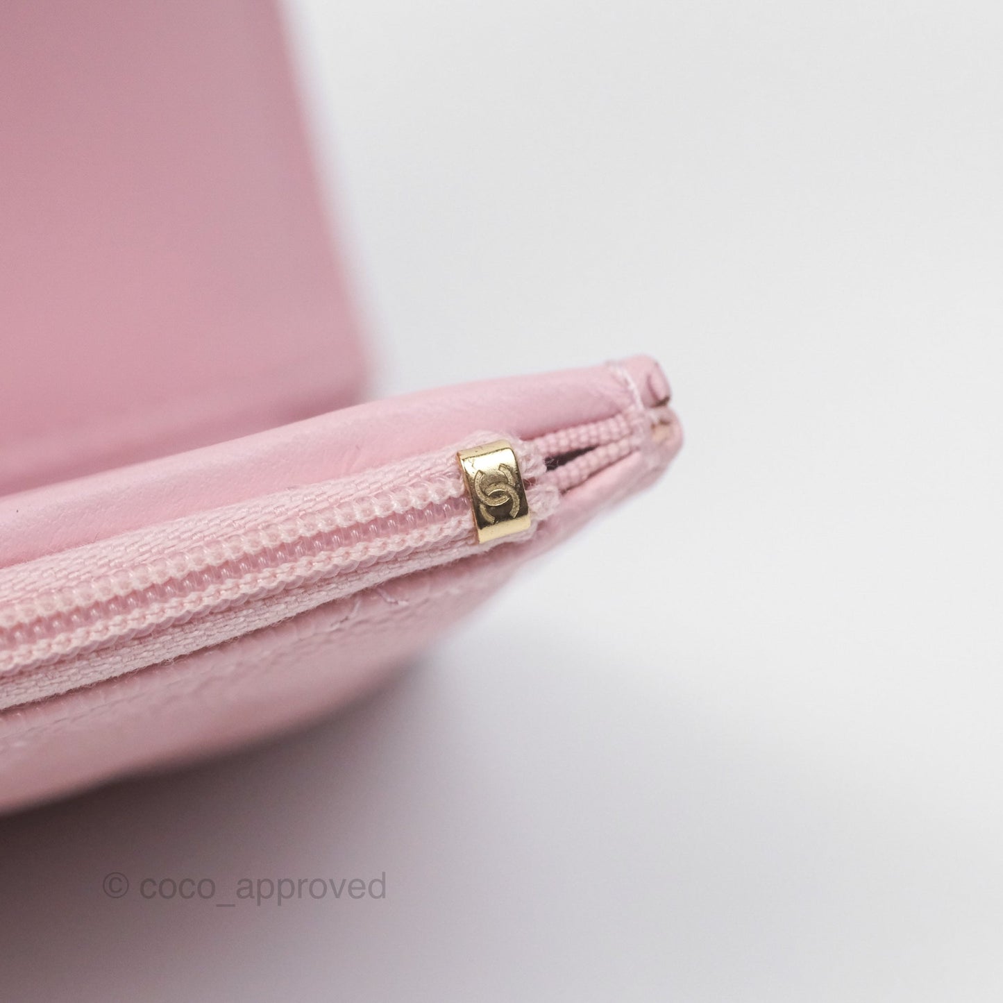 Chanel Classic Short Flap Wallet Pink Caviar Gold Hardware