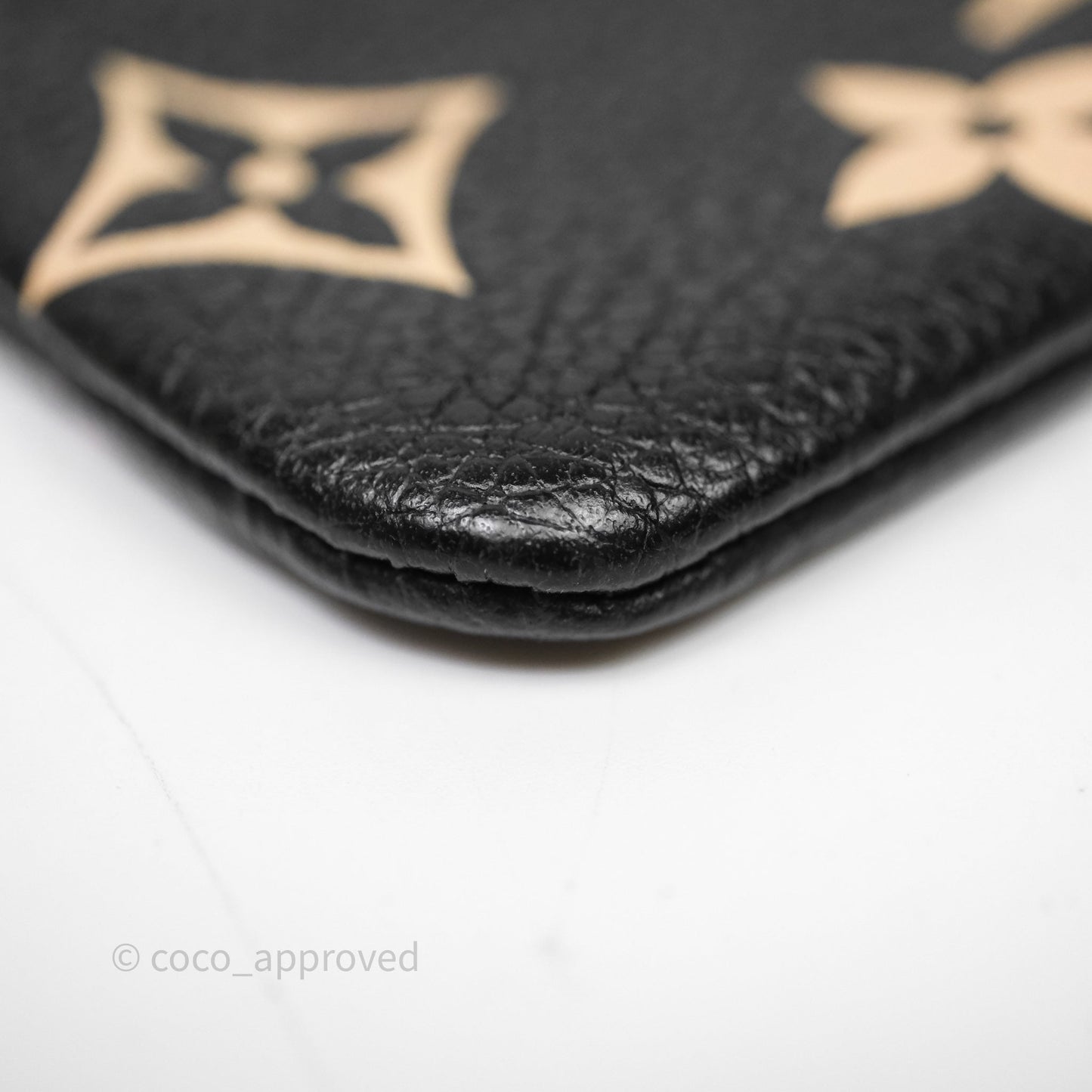 Louis Vuitton Key Pouch Black Monogram Canvas