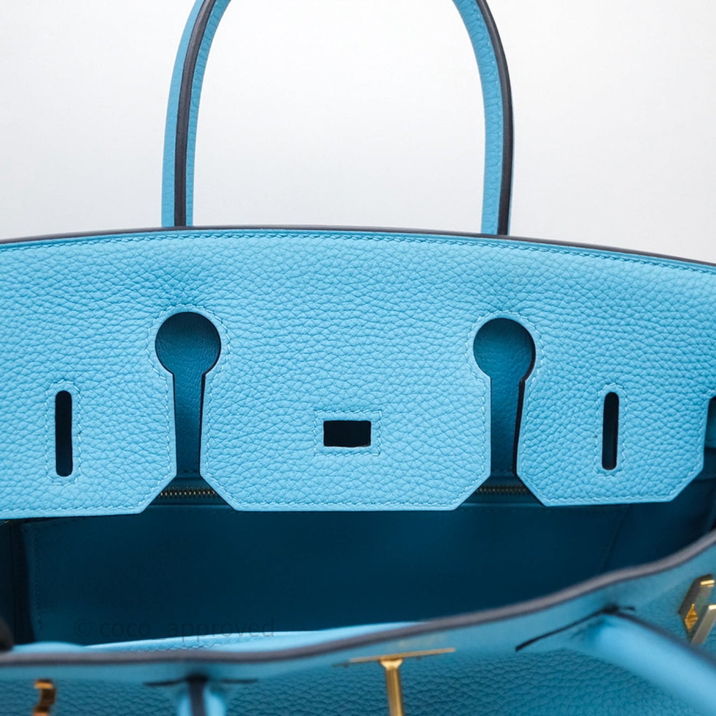 Hermès Birkin 30 Bleu De Nord P3 Togo Gold Hardware