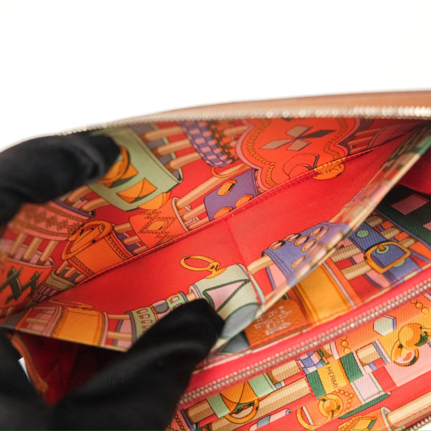Hermès Silk In Classique Long Wallet Gold Epsom